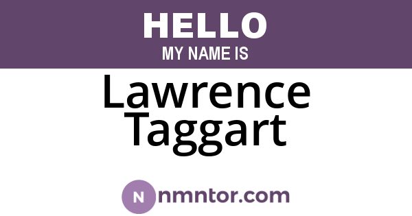Lawrence Taggart