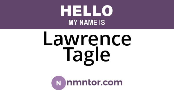 Lawrence Tagle