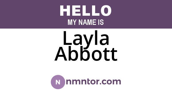 Layla Abbott