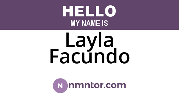 Layla Facundo