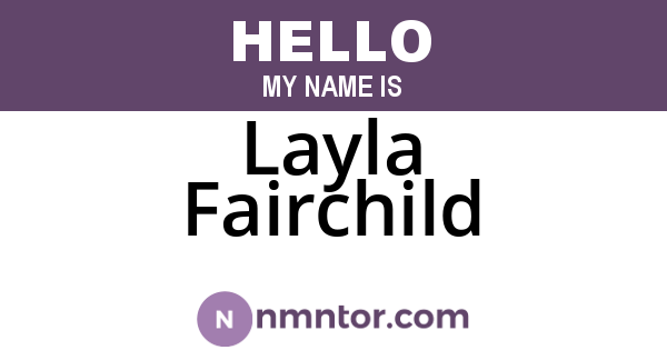 Layla Fairchild