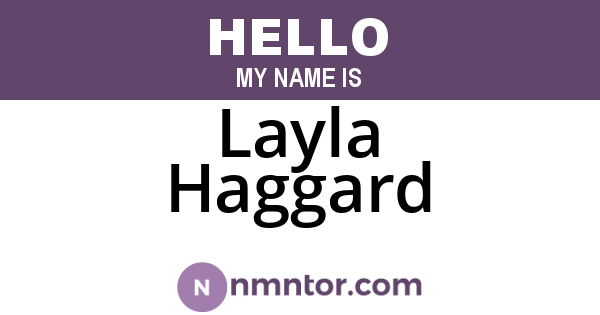Layla Haggard