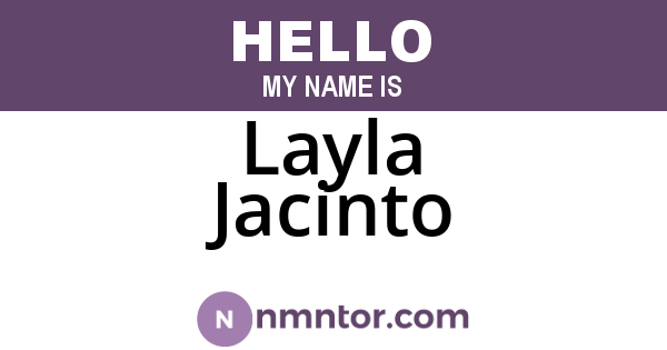 Layla Jacinto