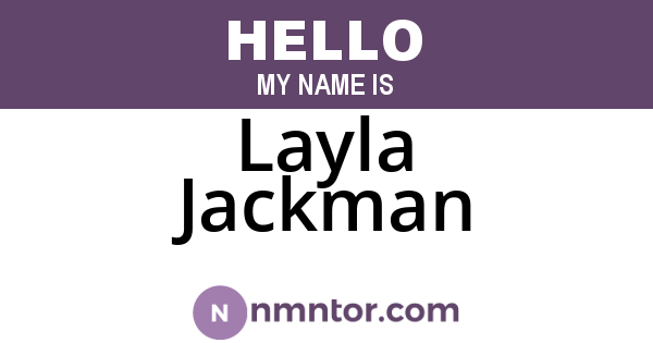Layla Jackman