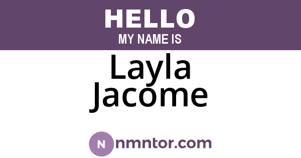 Layla Jacome