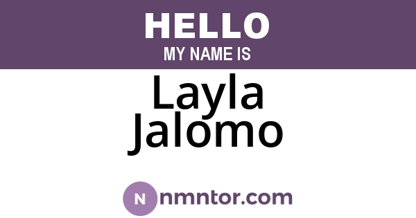 Layla Jalomo