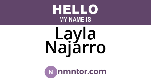 Layla Najarro