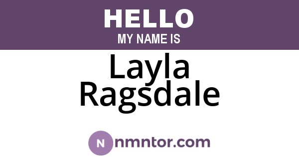 Layla Ragsdale