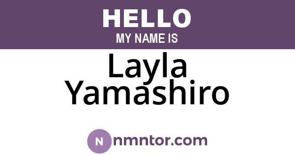Layla Yamashiro