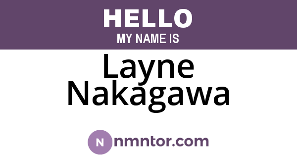 Layne Nakagawa