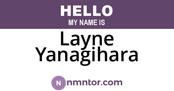 Layne Yanagihara