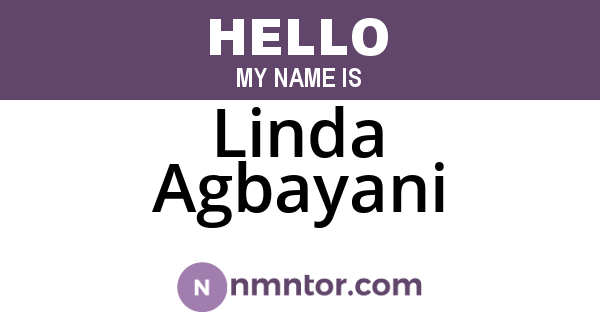 Linda Agbayani