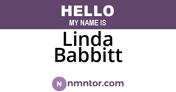 Linda Babbitt