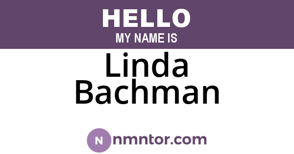 Linda Bachman