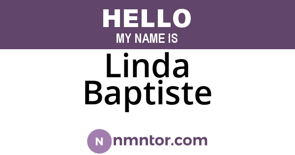 Linda Baptiste