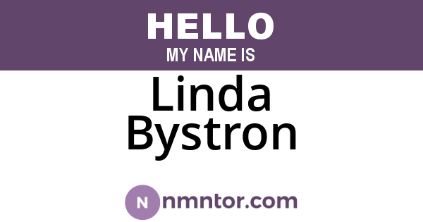 Linda Bystron