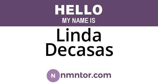 Linda Decasas