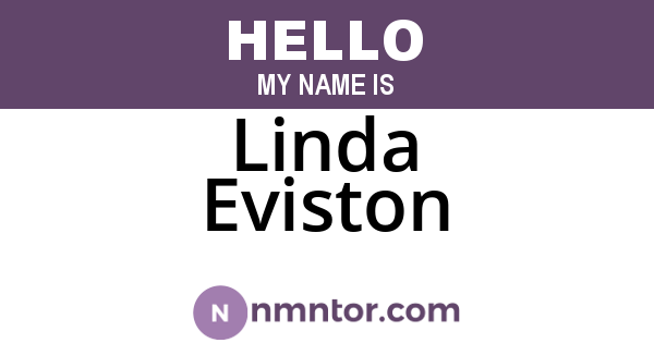 Linda Eviston