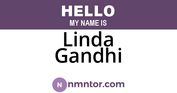 Linda Gandhi