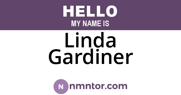 Linda Gardiner