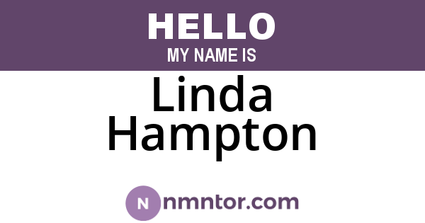 Linda Hampton
