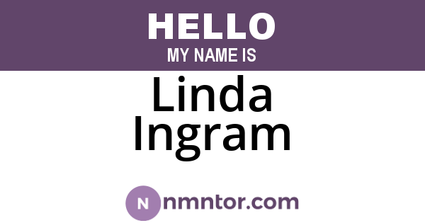 Linda Ingram