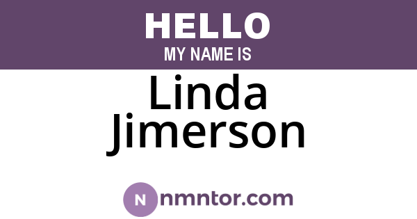 Linda Jimerson