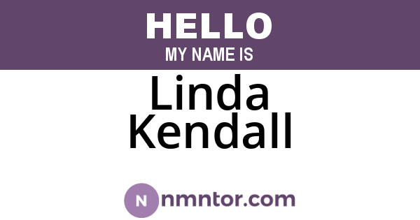 Linda Kendall