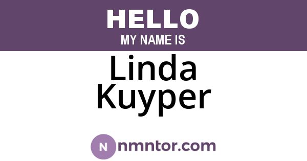 Linda Kuyper