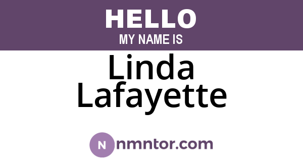 Linda Lafayette