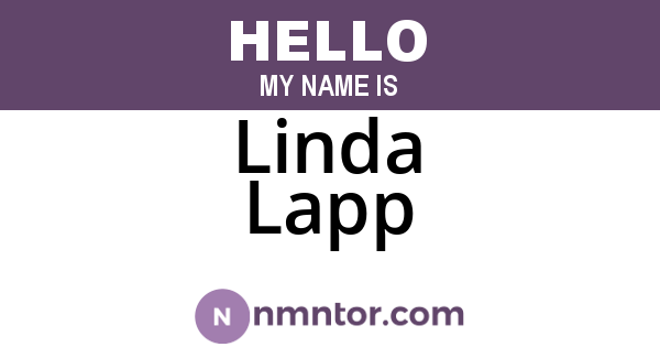 Linda Lapp