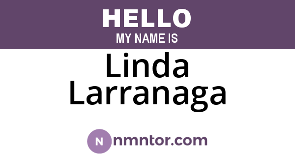 Linda Larranaga