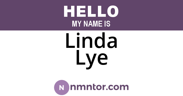 Linda Lye