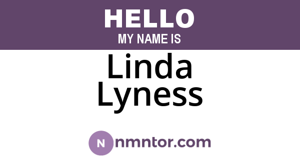 Linda Lyness