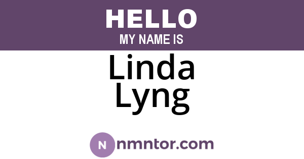 Linda Lyng