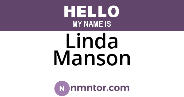 Linda Manson