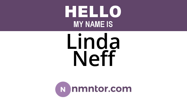 Linda Neff