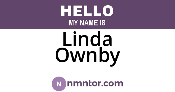 Linda Ownby