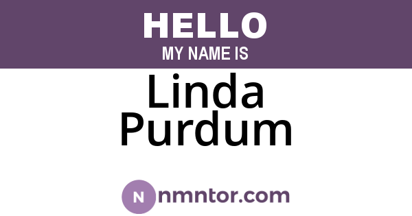 Linda Purdum