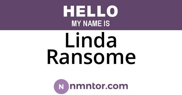 Linda Ransome