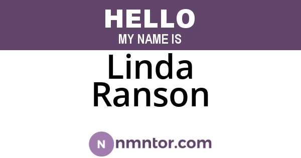 Linda Ranson