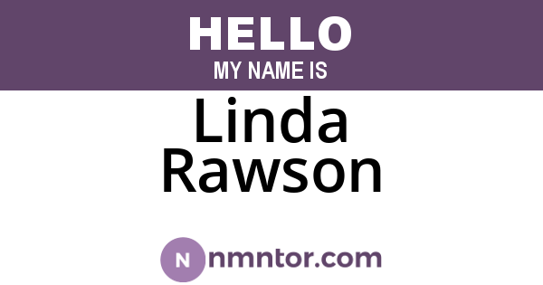 Linda Rawson