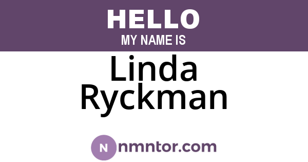 Linda Ryckman