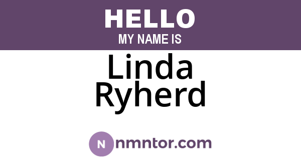 Linda Ryherd