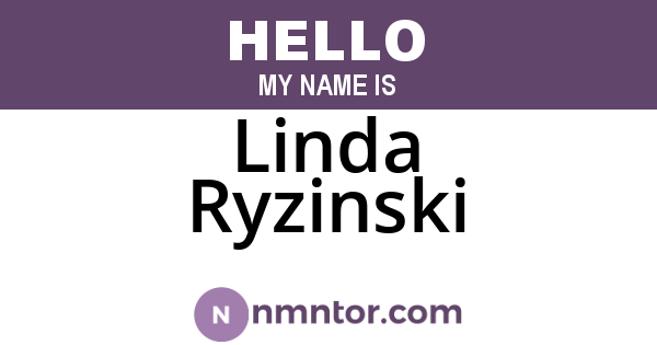 Linda Ryzinski