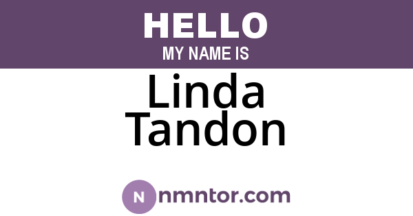 Linda Tandon