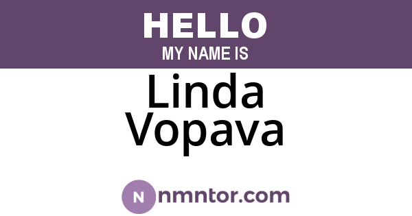 Linda Vopava