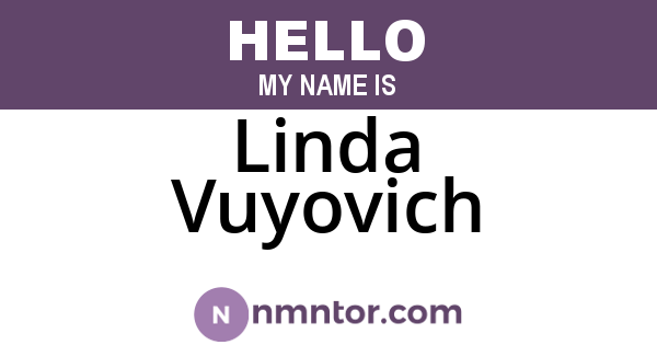 Linda Vuyovich