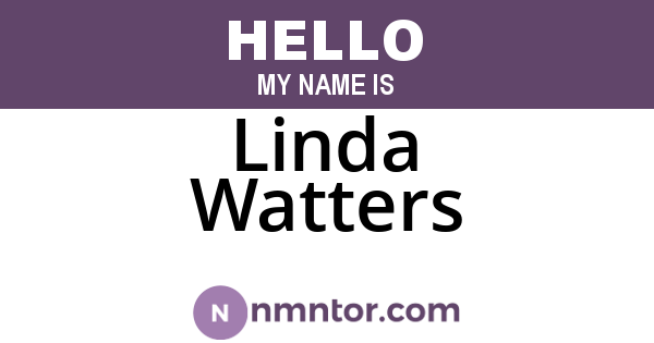 Linda Watters