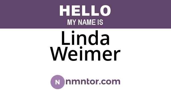 Linda Weimer
